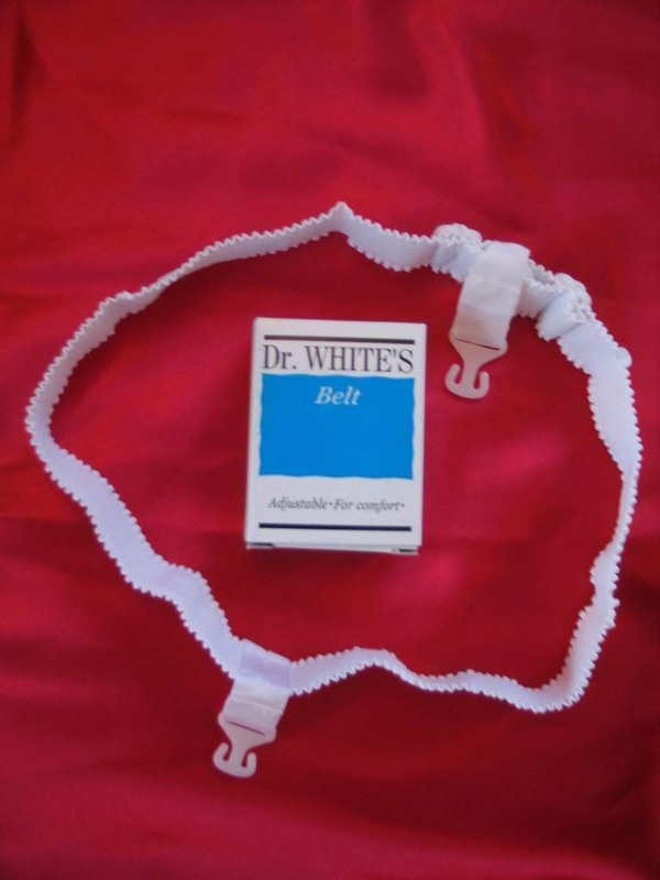 Vintage New Dr. White's Sanitary Napkin Belt & Ten (10) Looped Towels